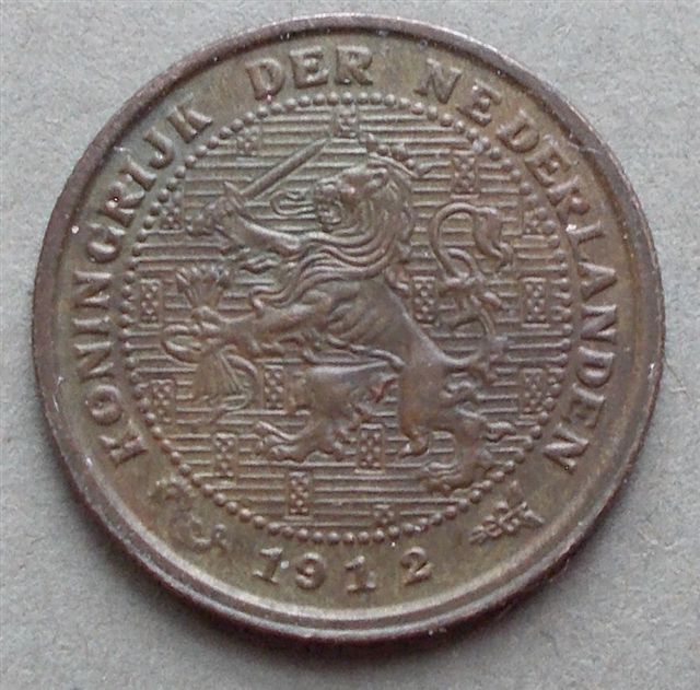 1912-Netherlands-Half--Cent